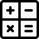 Calculadora Matematicas Numeros Icono