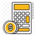 Calculadora Calcular Dinheiro Ícone