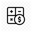 Calculadora Calcular Dinheiro Ícone