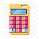 Un Icono Plano De Calculadora Icono