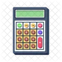 Un Icono Plano De Calculadora Icono