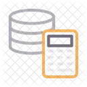 Calculadora Base De Datos Servidor Icono