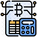 Calculadora Bitcoin Calculo Criptografico Calculadora Ícone