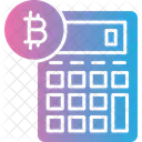 Bitcoin Calculadora Criptomoneda Icono