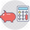 Piggy Calculadora Presupuesto Icono