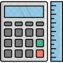 Calculadora Com Escala Contabilidade Calculo Ícone