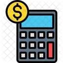 Calculadora con dolar  Icono