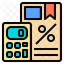 Descuento Herramientas De Calculadora Cuenta Icono