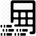 Presupuesto Calculadora Dinero Icono