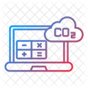 Calculadora de huella de carbono  Icono
