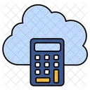 Calculadora de nube  Icono