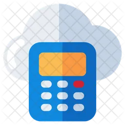 Calculadora de nuvem  Ícone