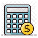 Calculadora Financiera Calculos Comerciales Estimacion De Costos Icono