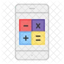 Calculadora Movil Dispositivo De Calculo Sumador Icono