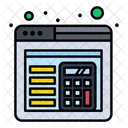 Calculadora de navegador  Icono