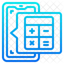 Calculadora De Telefone Calculadora Matematica Ícone
