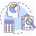 Calculo Juros Financeiro Ícone