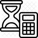 Calcular Tiempo Calculadora Icono