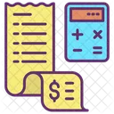 Calcular Fatura Calculo De Fatura Calcular Fatura Ícone