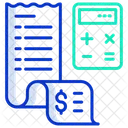 Calcular Fatura Calculo De Fatura Calcular Fatura Ícone