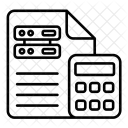 Calcular dados  Ícone