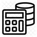 Calcular el costo de la base de datos  Icono