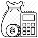 Calcular orçamento  Ícone