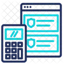 Calcular Calculadora Seguro Icono