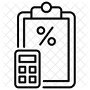 Calcular Taxa Calcular Taxa Ícone