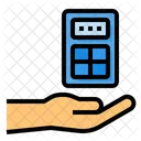 Calculator Hand Commerce Icon
