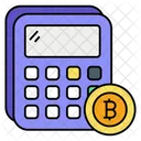 Calculate Coin Calculate Accounting Icon