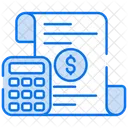Calculate expenses  Icon