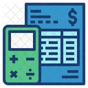 Calculate Fee Money Calculate Icon
