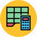 Calculate Table Calculate Sheet Icon