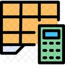 Calculate Table Calculate Sheet Icon