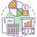 Calculate wages and deductions  Icon