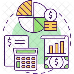 Calculate wages and deductions  Icon