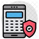 Calculating Device Secure Calculator Cruncher Icon