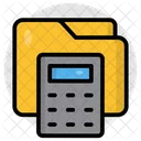 Calculating Folder Document Doc Icon