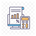 Calculating tax liability  Icon