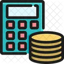 Calculate The Exchange Rate Investment Money Icon