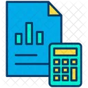 Calculation Calculator Finance Report Icon