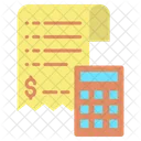 Calculation Bill Calculate Bill Invoice Calculation Icon