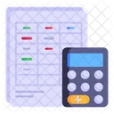 Calculation Sheet  Icon