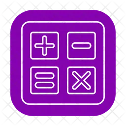 Calculation Sign  Icon