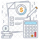 Calculations Accounting Auditing Icon