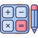 Calculations Calculator Pencil Icon