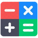 Calculations Maths Accounting Icon