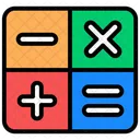 Calculations Maths Accounting Icon