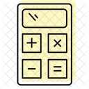 Calculator Color Shadow Line Icon Icon